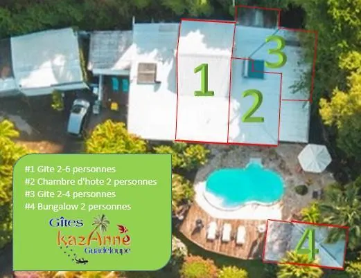 Prázdninový dům Vila Kazanne Pointe-Noire Guadeloupe